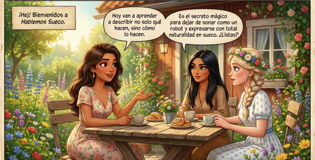 Adverbios de modo en sueco: la regla de la -t (con ejemplos) adverbios de modo en sueco