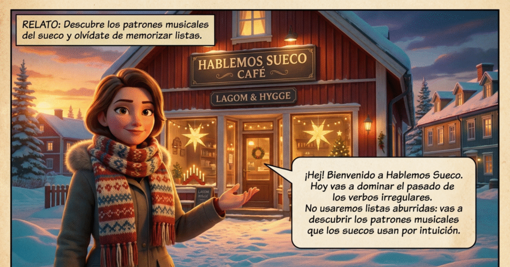 verbos con cambio de vocal en sueco