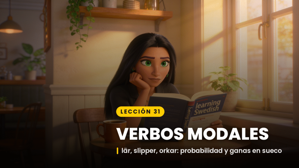 Verbos modales en sueco: domina lär, slipper y orkar como un nativo verbos modales en sueco portada