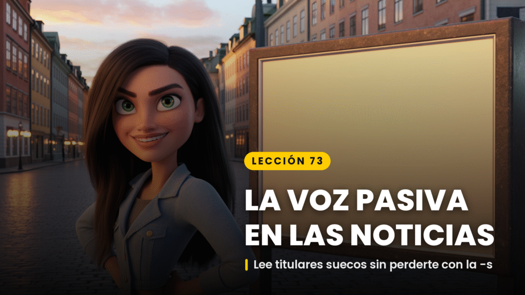 La voz pasiva en las noticias en sueco: la estructura que verás todos los días voz pasiva en las noticias en sueco portada